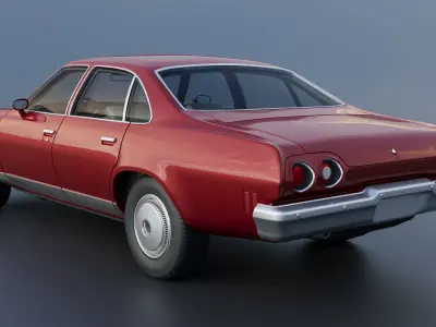 Chevrolet Chevelle Malibu Sedan 1973 3D print model