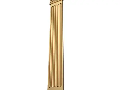 Column Capital 0901 Low-poly 3D model