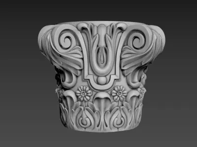 Capital 3D model get