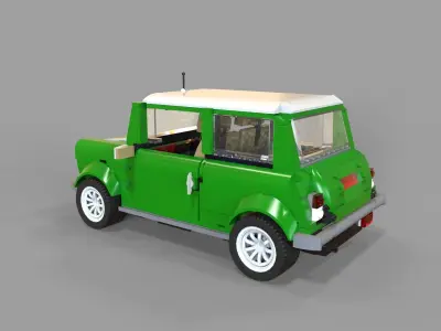 Lego car 3D model
