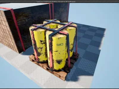 Truck Levo L2150 - Unreal Engine Project Low-poly 3D model
