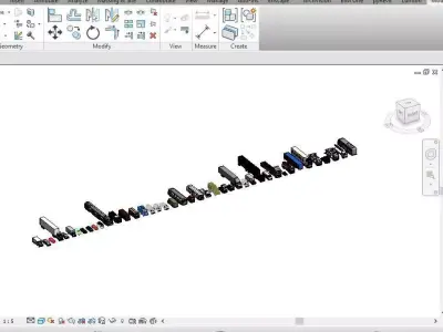41 Car Models Revit 2015 3D model