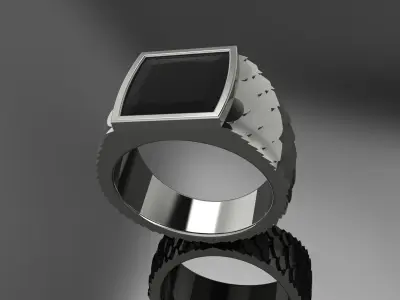 Ring Snake Texture Piton 3D print model