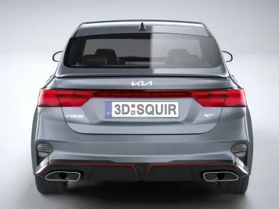 Kia Forte GT 2022 3D model