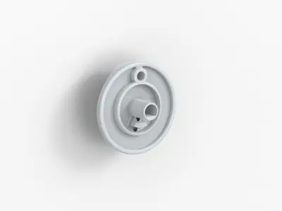 Bouton de selection de zone Twingo 1 3D print model