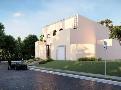Villa-model and Animation location BH 3D model