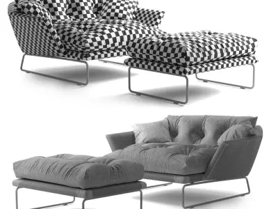 New York Suite Armchair Free trial model Free 3D model