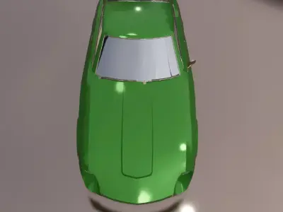 1976 Nissan Datsun 280z Low-poly 3D model