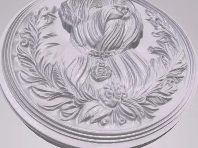 Maltese 2 basrelief for 3D printing 3D print model