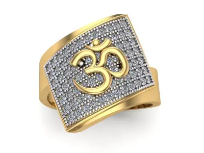 Om Bypass Ring - 210908 3D print model