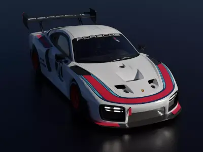 2020 Porsche 935 - DMAX Designs 3D model