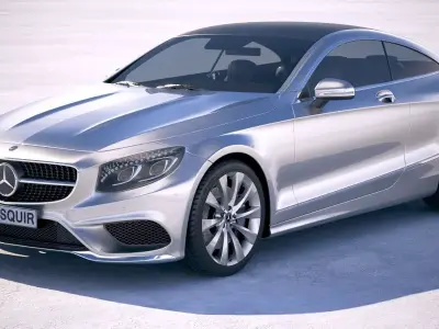 Mercedes S-Class Coupe 2019 3D model