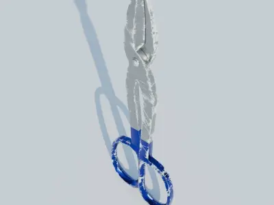Tin Snips Low-poly 3D model