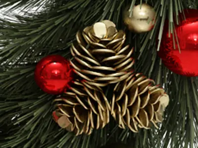 christmas wreath 3D model