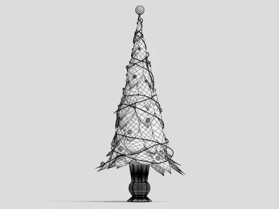 Christmas Decorative Tree 3D model