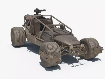 Death Rally Buggy 3D model