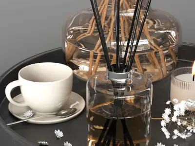 Decorative set 011 3D model