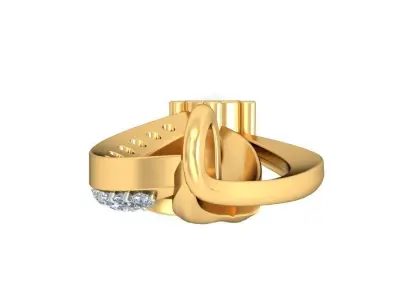 Solitaire Women Pendant 3dm STL OBJ FBX Renders Details 3D print model 60