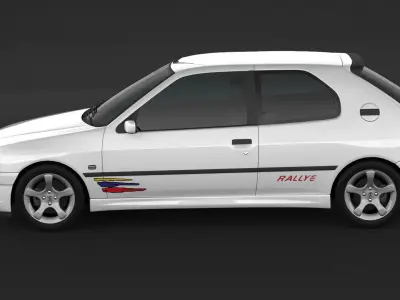 Peugeot 306 Rallye 3D model