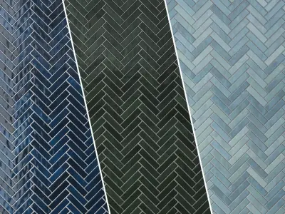 Tile Cloe Ceramic Herringbone  - Set 13 Texture