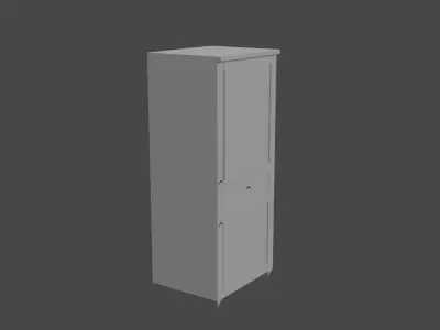 No Texture Cabinet  3D model