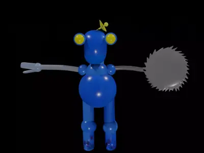 Robot Charley Free low-poly 3D model