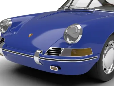 Porsche 911 1964 3d model  3D model