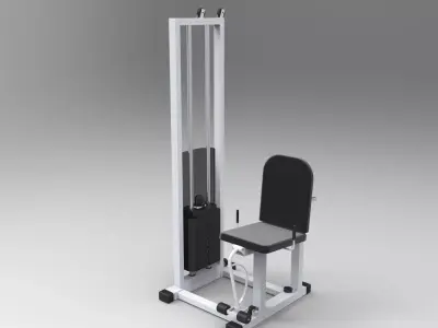 leg extension machine  Free 3D model
