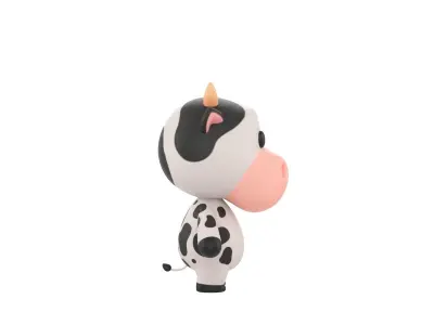 Character042 Cow 3D model