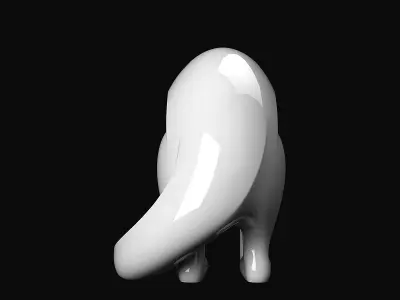 Giant Anteater 3D print model