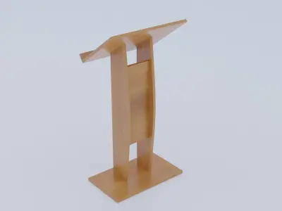 Lectern - Pulpit Low-poly 3D model