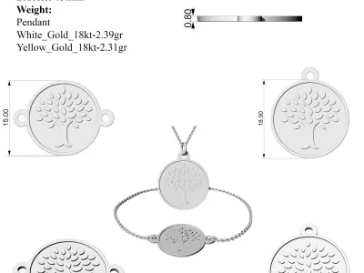 Pendant health 3D print model