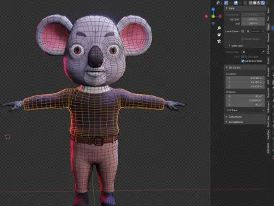 Koala - Canimal - Blender 3D model