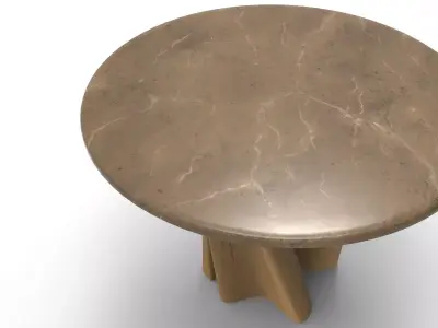 Lurr Dining Table Low-poly 3D model