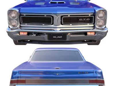 1965 pontiac gto 3D model