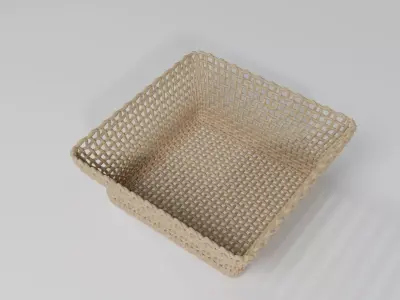 WICKER BASKET06 3D model
