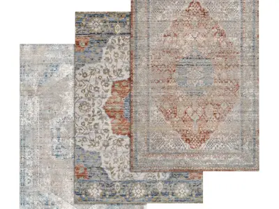 Rug Set 1329 3D model