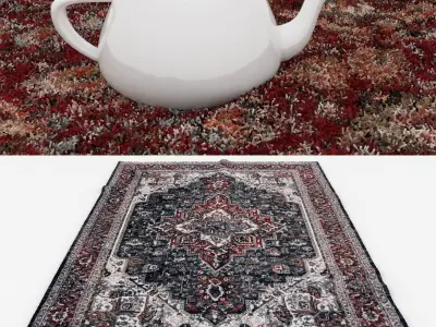 Rugs No 595 Low-poly 3D model