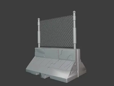 Safety barriers  3D model