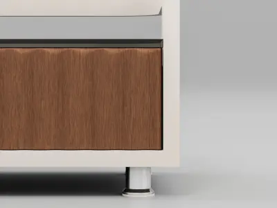 Elegant Side Table V1 3D model