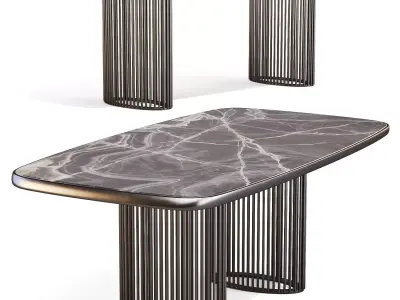 Bonaldo Luna Bianca - Dining Tables 3D model