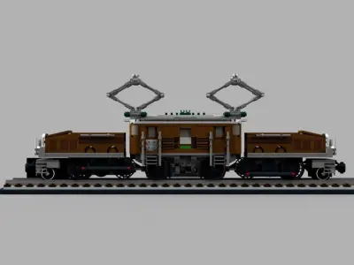 LEGO CREATOR EXPERT CROCODILE LOCOMOTIVE 10277 3D model