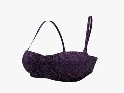 Daily Balconette Bra Low-poly 3D model