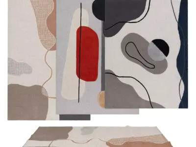 Rugs No 1059 Low-poly 3D model