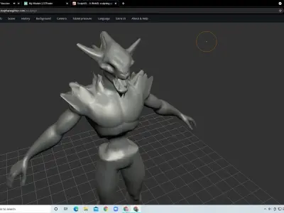 Alien base mesh Free 3D model