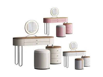 Coiffeuse Maxine 3D model