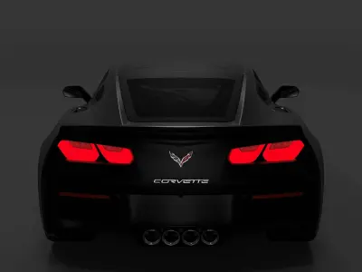 Chevrolet Corvette C7 Stingray high quality model 3D model