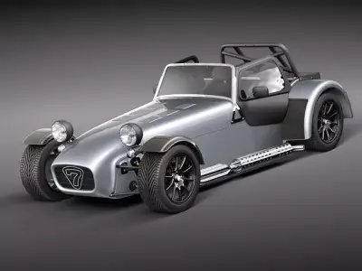 Caterham r500 lotus 7 3D model