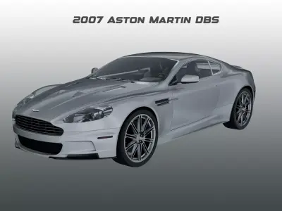 Aston Martin - 2007 - DBS 3D model