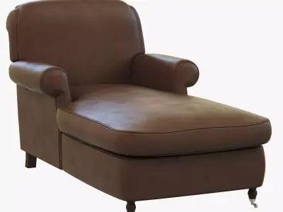 Baxter CHARLOTTE DORMEUSE ARMCHAIR 3D model